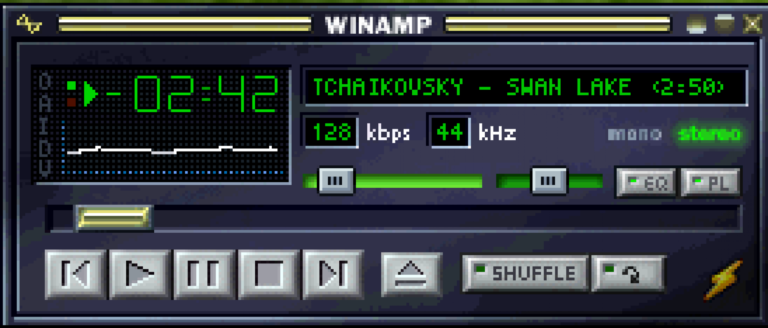Ok I Am Convinced That God Is Talking To Me Though Winamp!