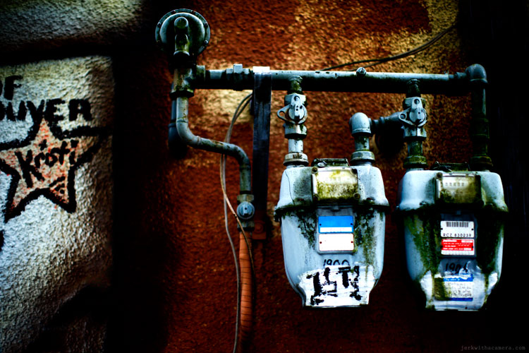 Commercial Drive Photowalk Back Alley Gas Meter Commercial Drive Photowalk Back Alley Gas Meter