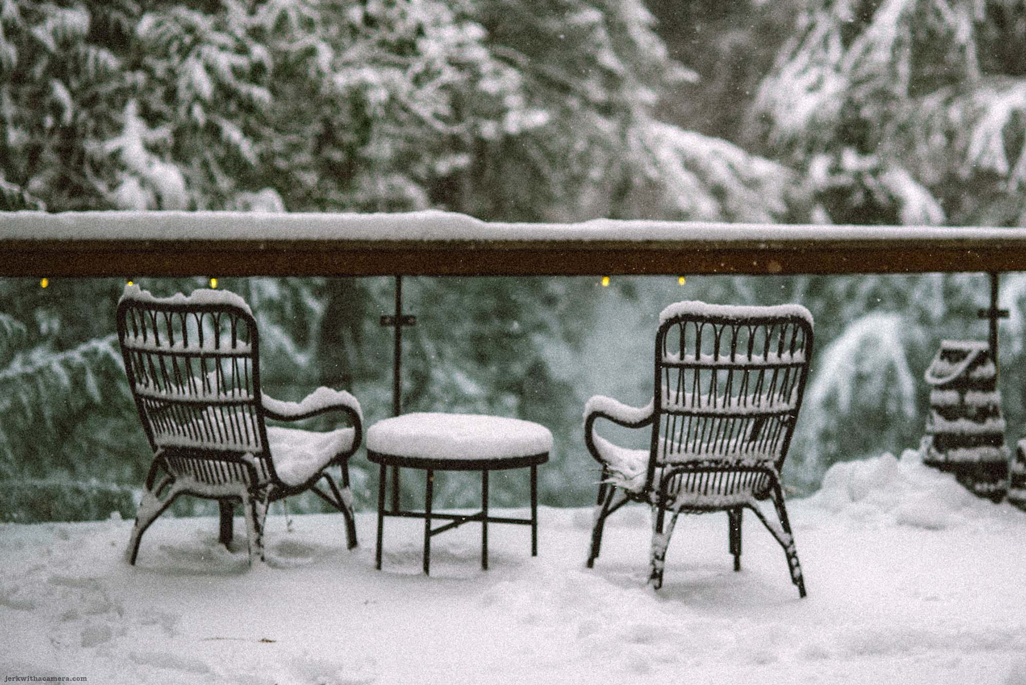 It SNOWed Yesterday.