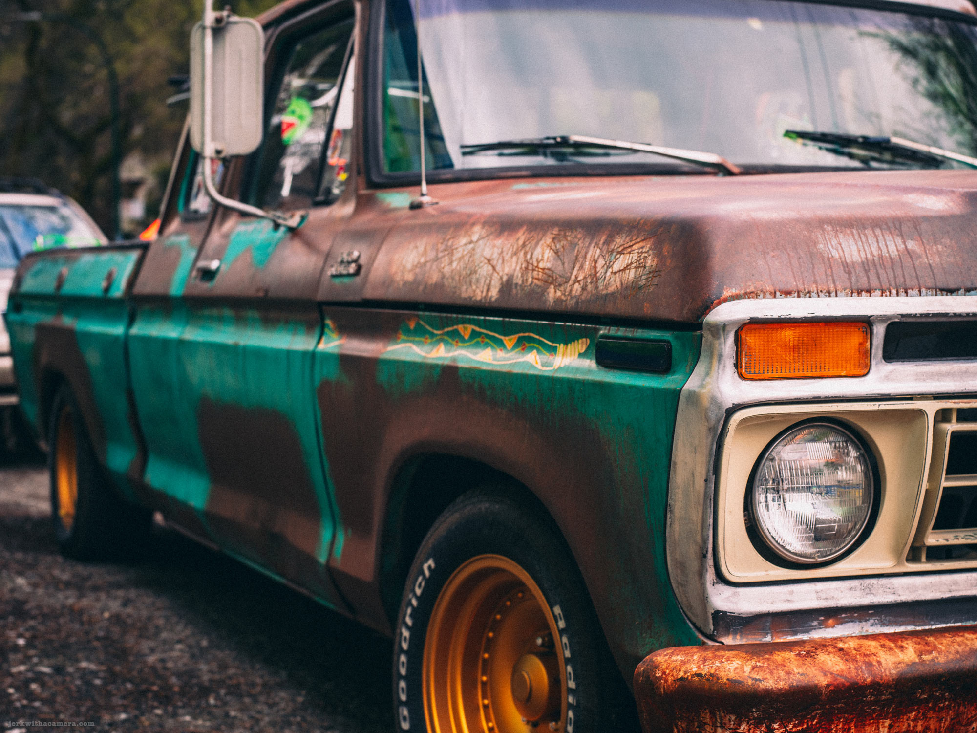 Vintage Ford Pickup in Colour