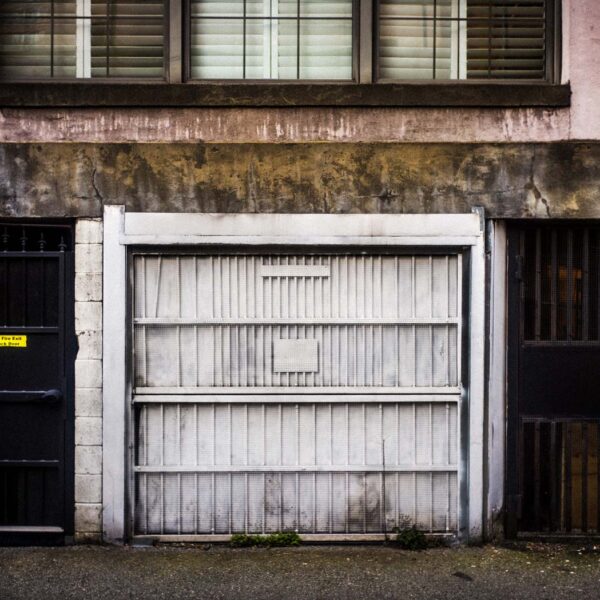 A Yaletown Alley’s Garage Doors.