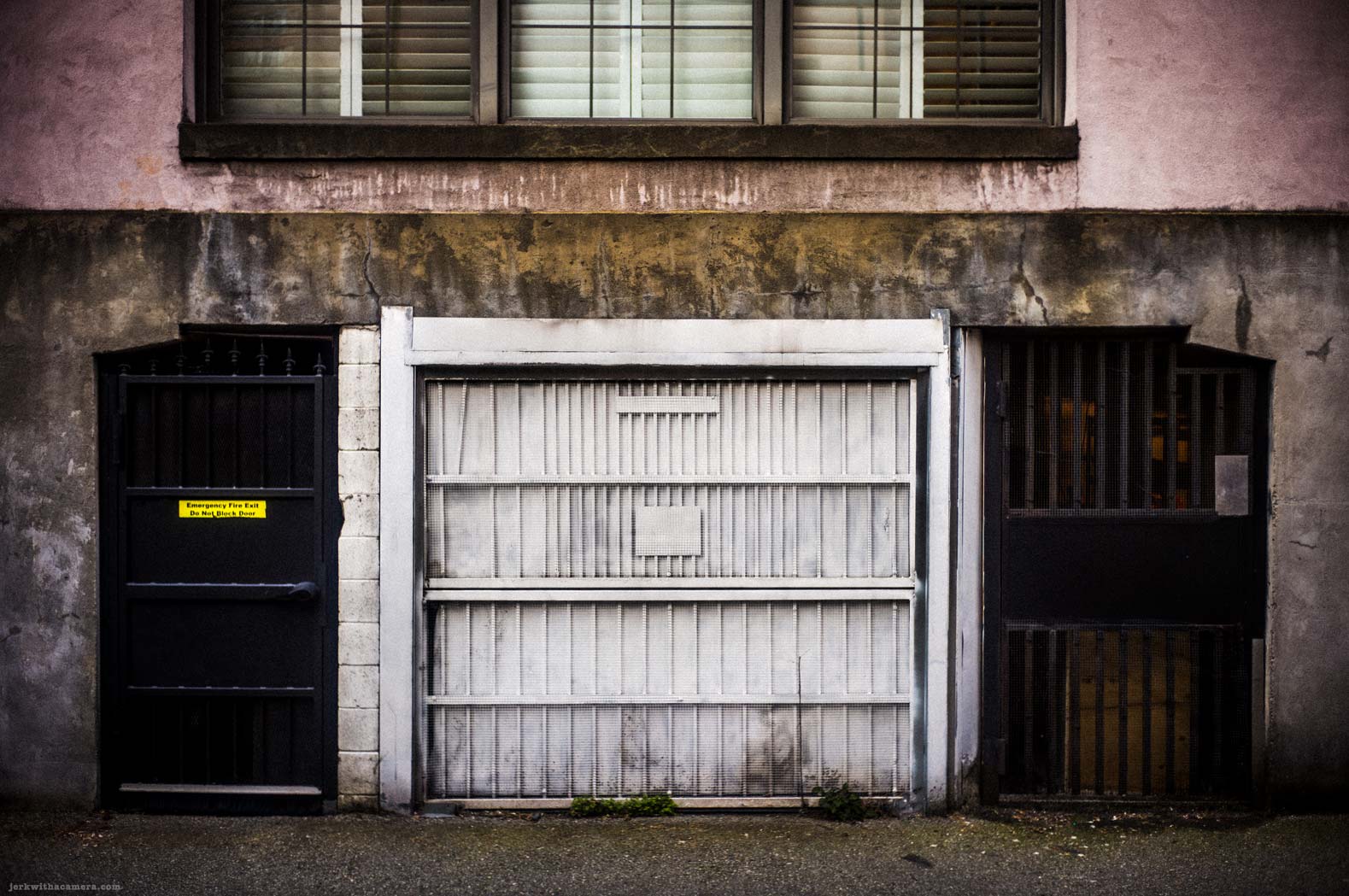 A Yaletown Alley’s Garage Doors.